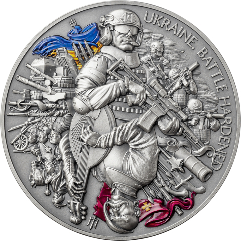 10 Cedis Ukraine. Battle Hardened 2024 Ghana