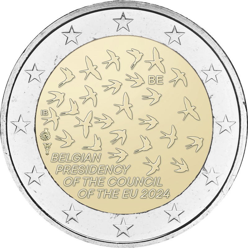 Belgio 2024: 2 € Presidenza Unione Europea Belgio 2024: 2 € Presidenza Unione Europea