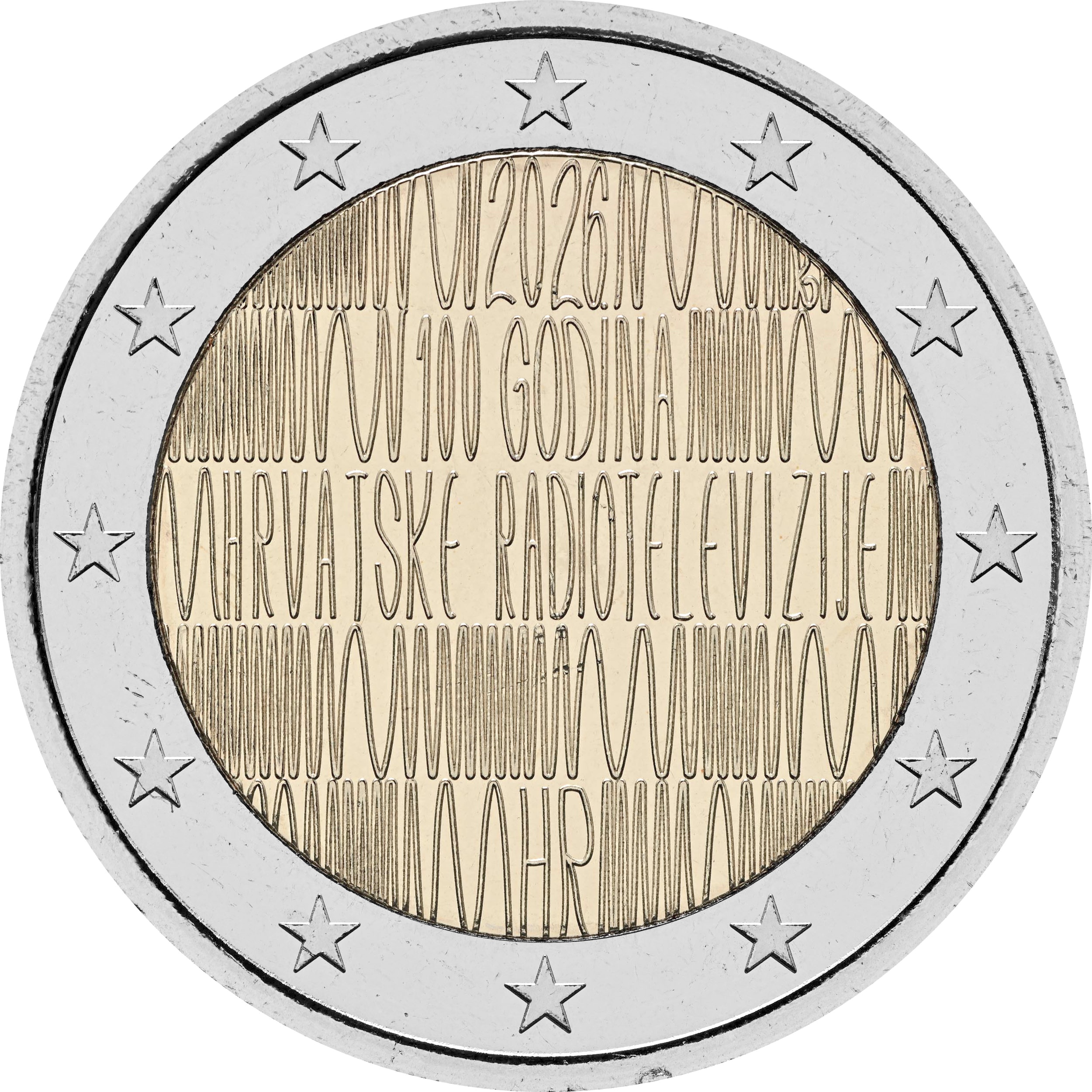 Croazia 2026 - 2 € Anniversario radio croata Croazia 2026 - 2 € Anniversario radio croata