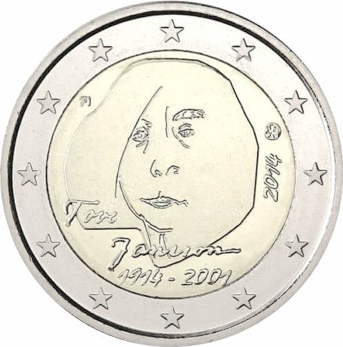 Finlandia - 2 € Tove Jansson 2014