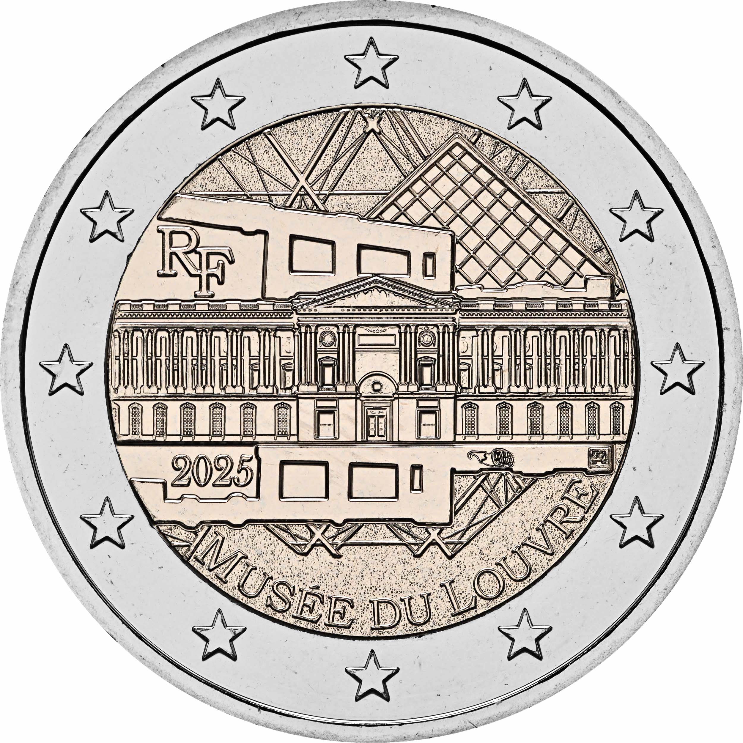 Francia 2025 - 2 € Museo di Louvre Francia 2025 - 2 € Museo di Louvre