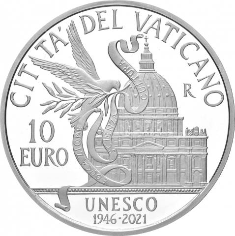 10 € 75° anniversario Unesco 2021