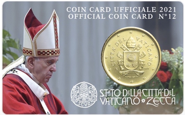 50 Centesimi Coin card n°12 2021