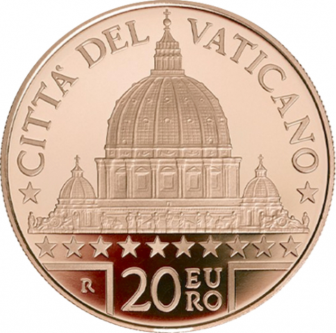 20 € Arte e Fede: Cupola San Pietro 2022 proof