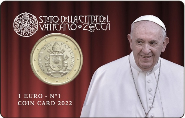1 € Coin card n° 1 2022