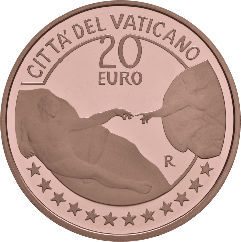20 € Arte e Fede - La creazione 2023 proof