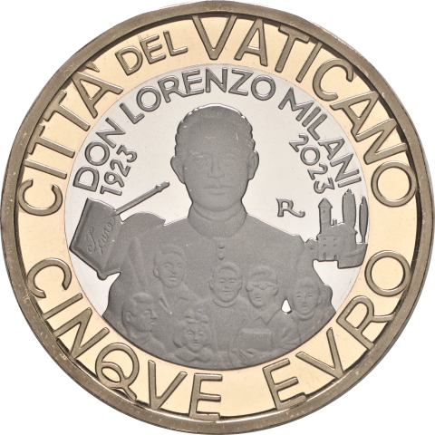 5 € Centenario della nascita di don Lorenzo Milani 2023