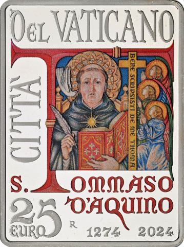 25 € 750°anniversario di San Tommaso D’Aquino 2024