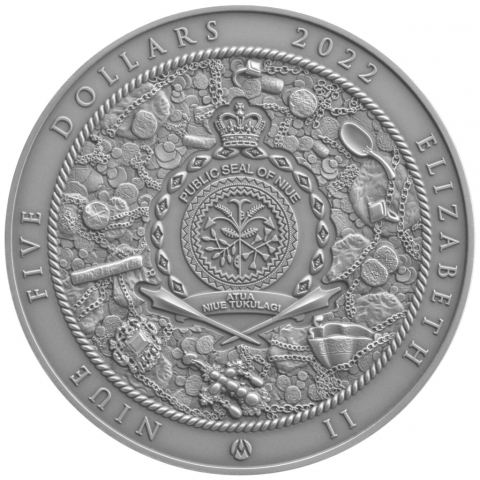 5 $ Nuestra Senora de Atocha 2022 Niue